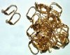 10 Pairs of Gold Plated Lever Back Earrings with Shell